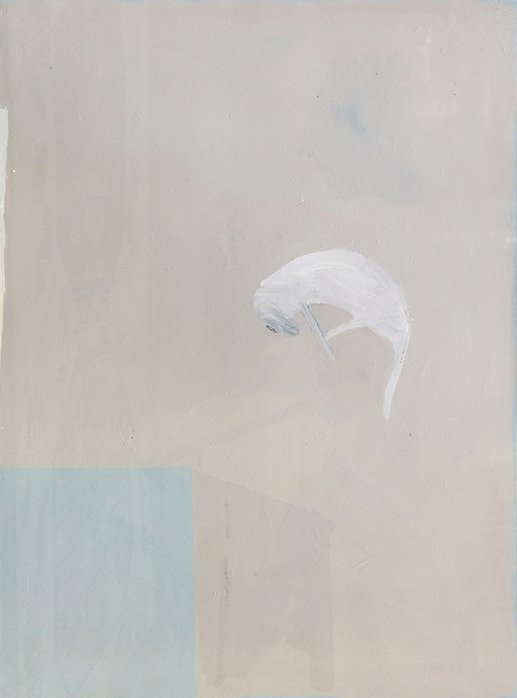 Bird Perched Over Cube by Pat Klein